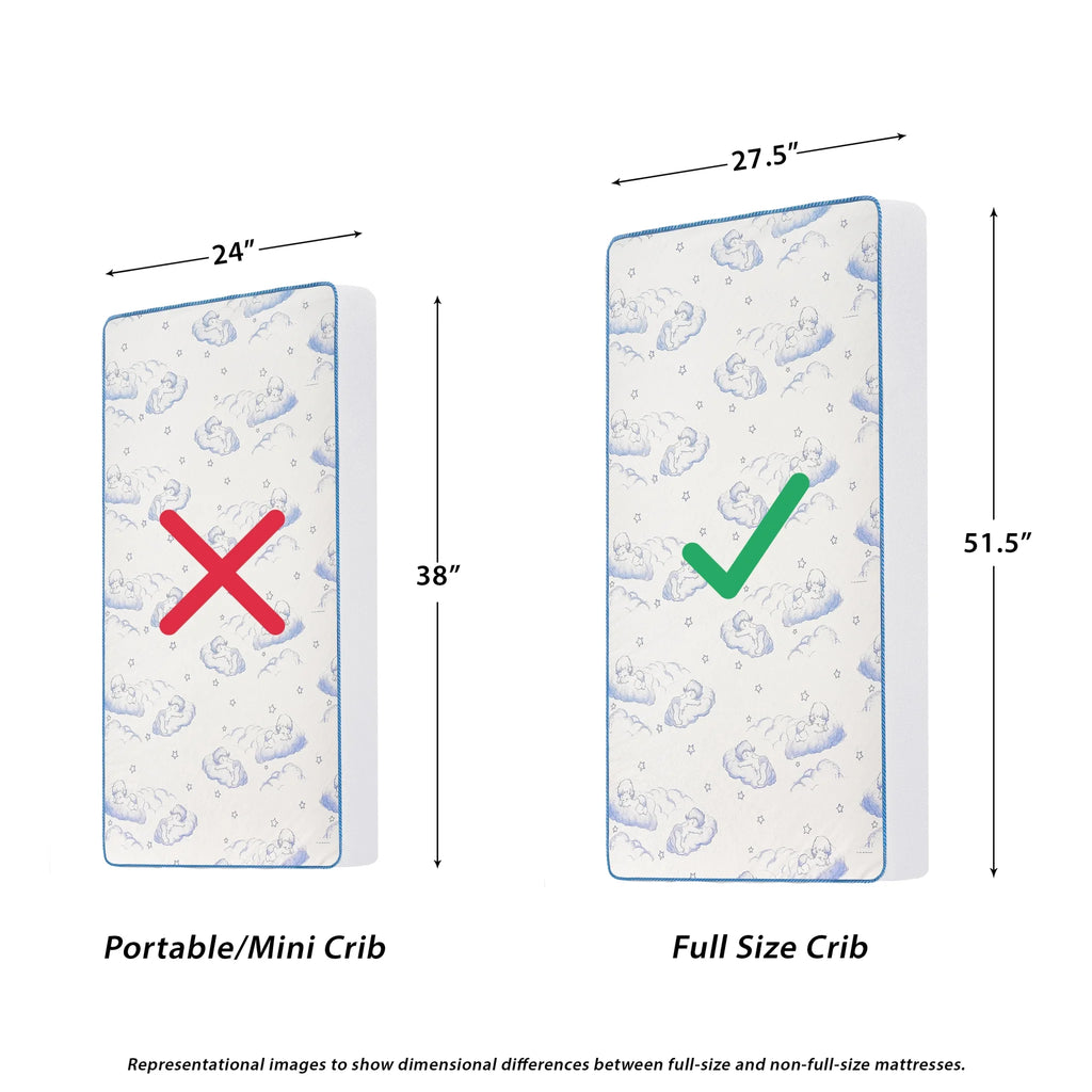 Breathable Orthopedic Extra Firm Crib & Toddler Mattress Y3283