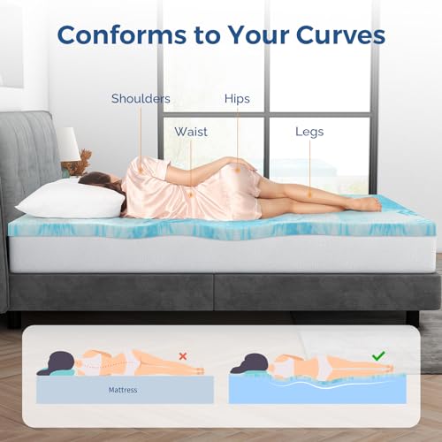 3 Inch Gel Memory Foam Mattress Topper Full A53121