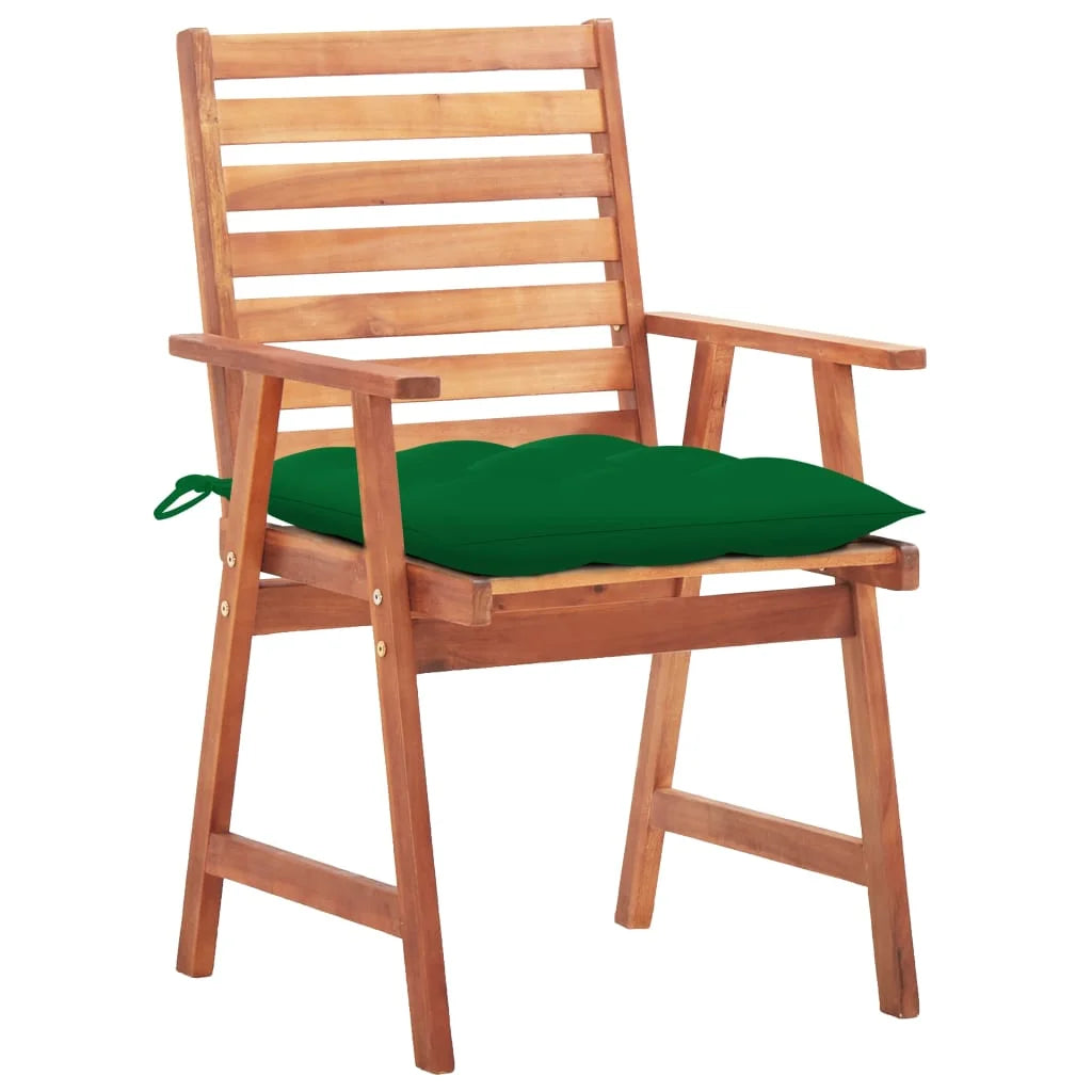 Patio Dining Chairs 3 pcs Acacia Wood J235576