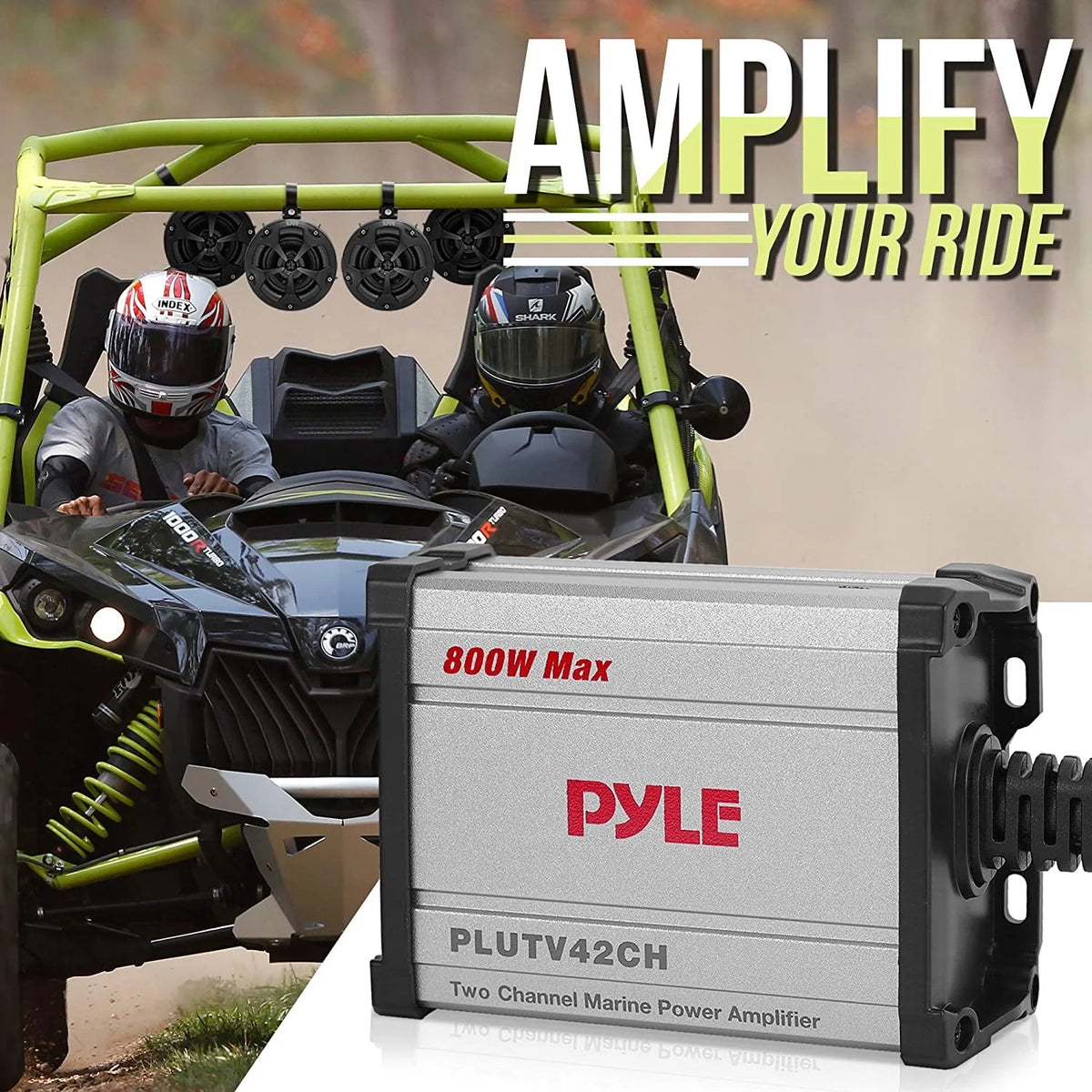 Waterproof 4 Channel Full Range Marine Speakers System R4134