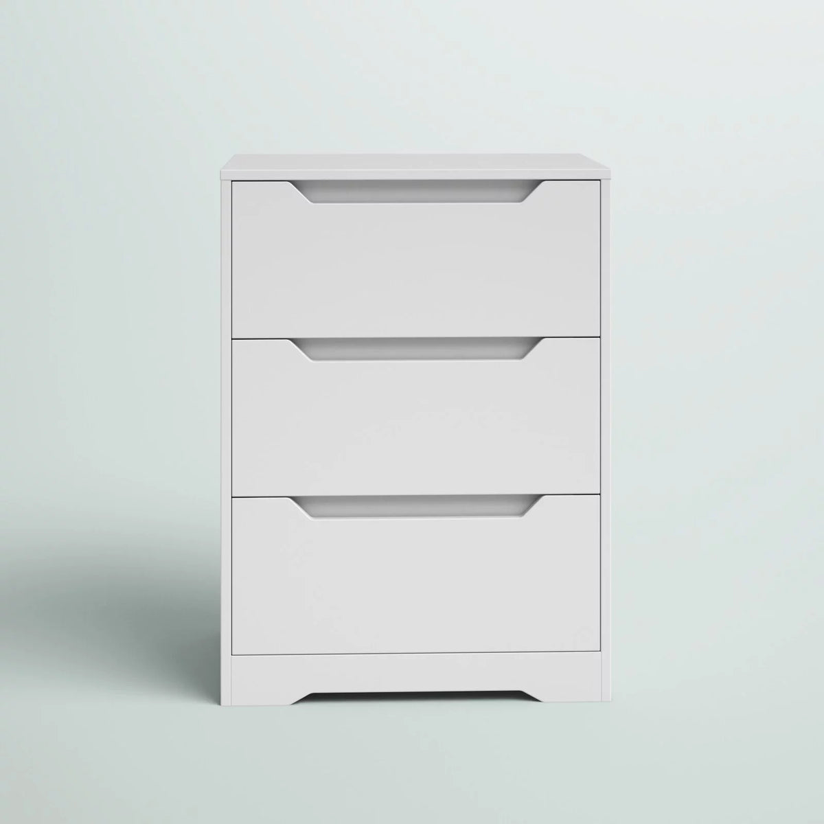 White 3 Drawer Dresser X95903