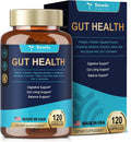4-in-1 Gut Health Supplement with Probiotics, Prebiotics, Postbiotics & Digestive Enzymes, 60 Billion CFU, 120 Capsules Q6826