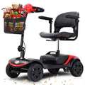 Blue 4 Wheels Folding Mobility Scooter U6307