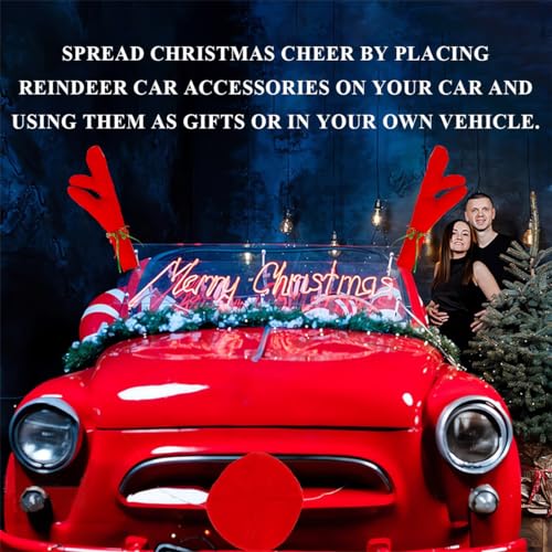 Reindeer Car Kit Antlers Nose Coffee V65904