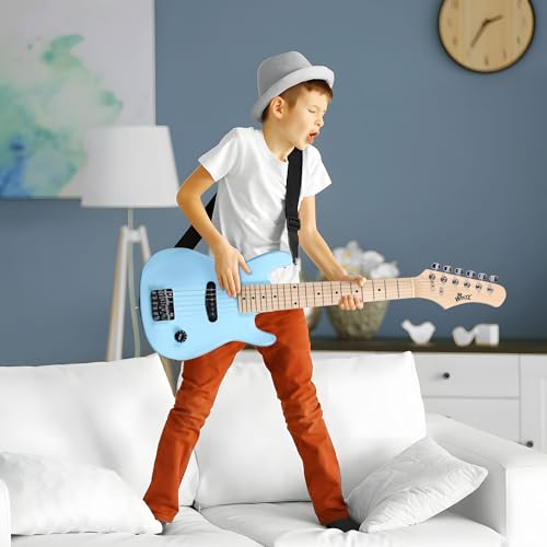 30 Inches Right Handed Kids Electric Guitar with Beginner Kit X389