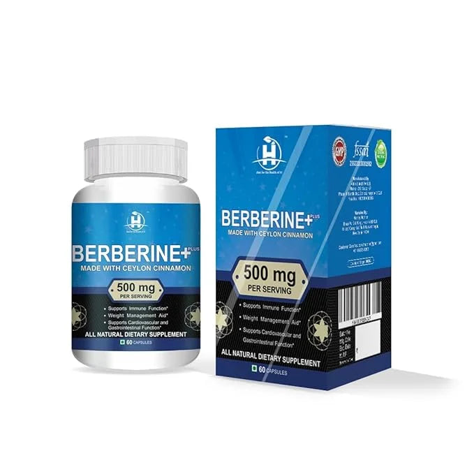 Berberine Extract 500mg 60 Veg Capsules A60185