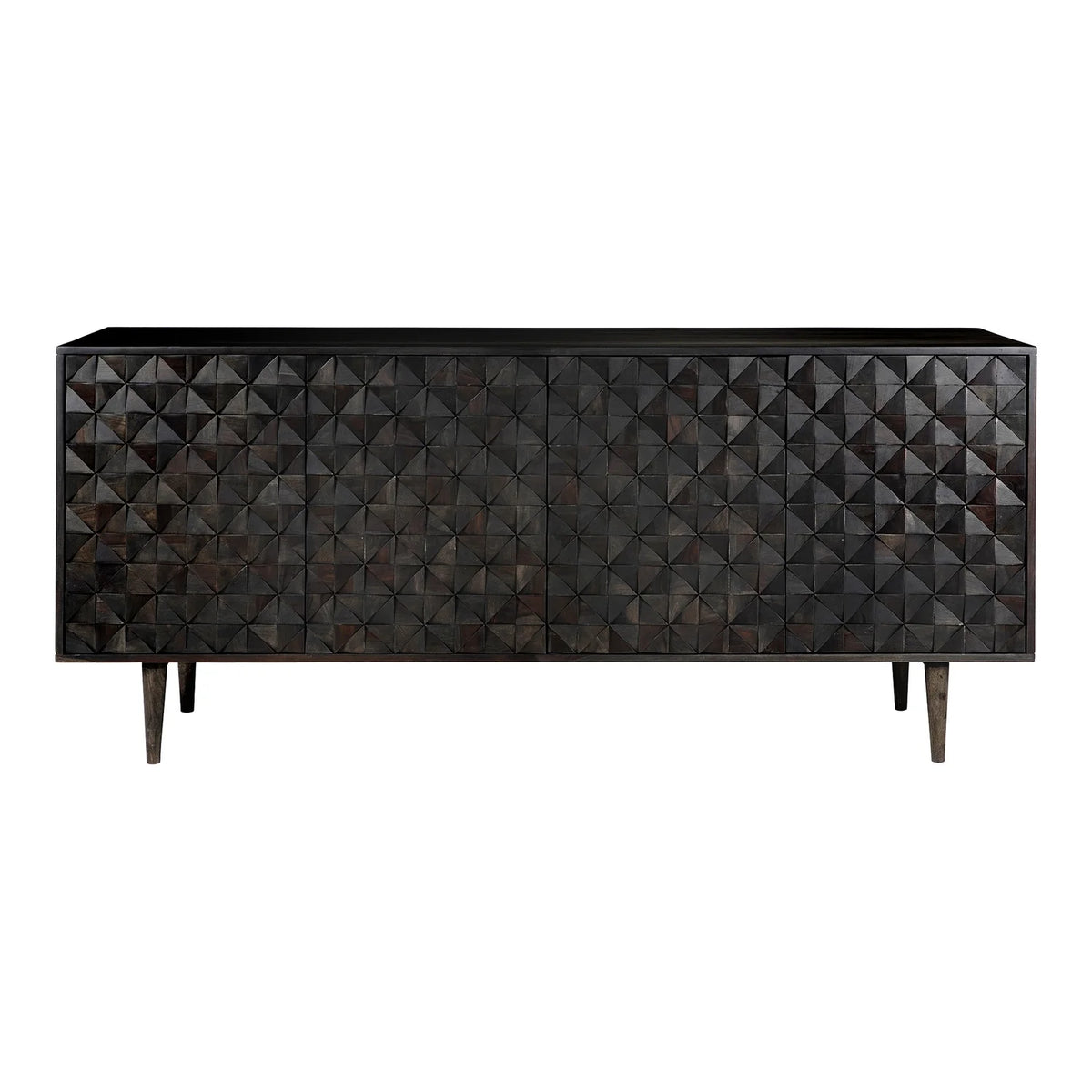 Black 4 Door Sideboard N8540