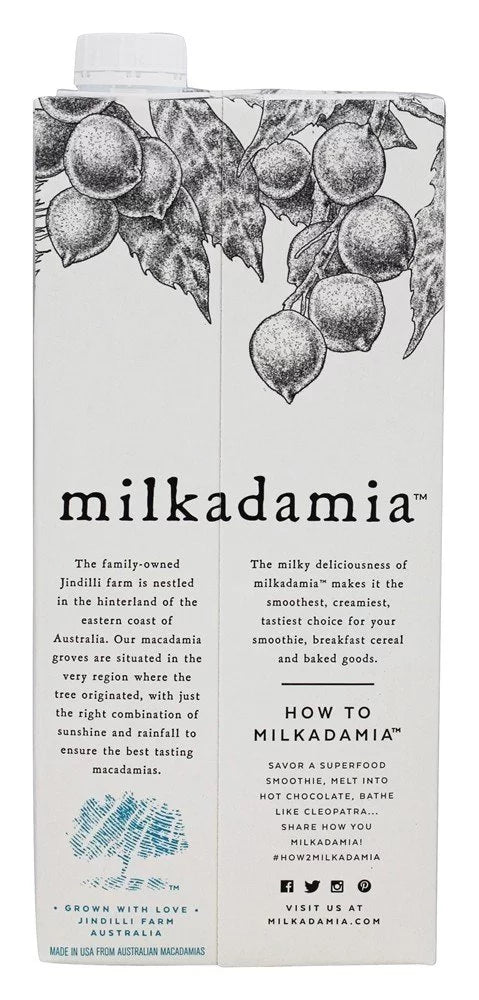 Unsweetened Macadamia Nut Milk Pack of 6 H295977