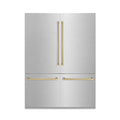 60 Refrigerator with Internal Water & Ice Dispenser in Stainless Steel Q2540