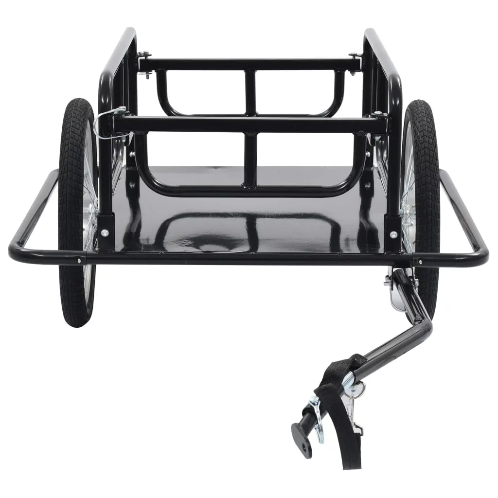 Bike Cargo Trailer Steel Black I933549