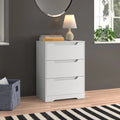 White 3 Drawer Dresser X95903