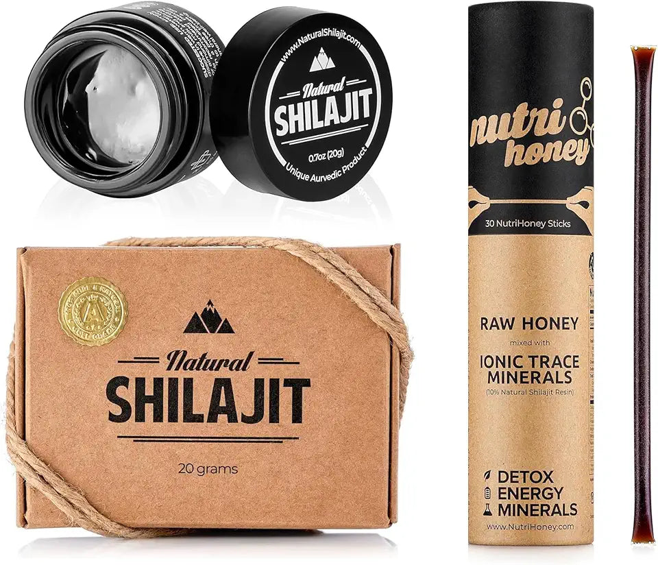Shilajit Resin 20 Gram Supplement with Fulvic Acid & Trace Minerals G251045