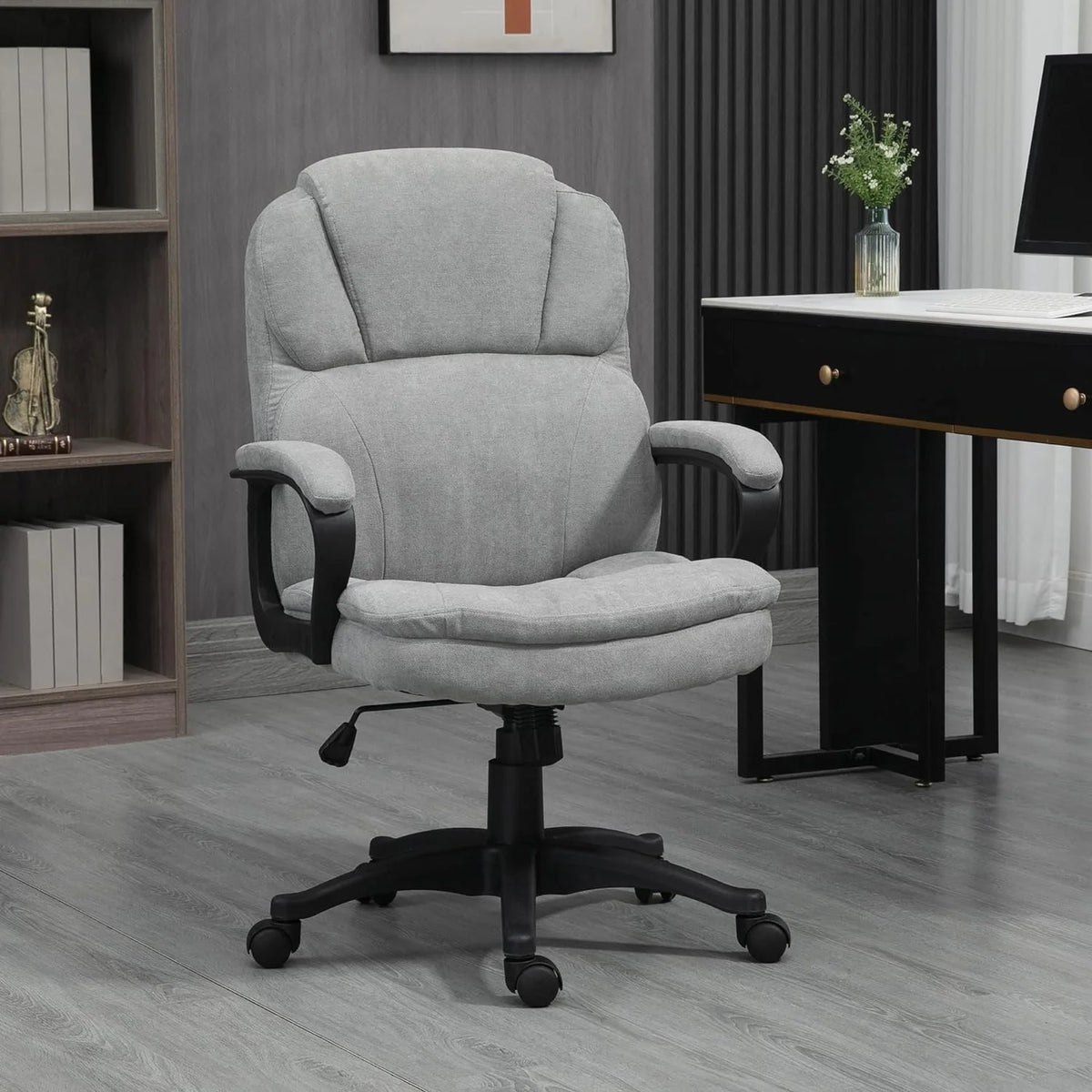 Gray Massage Office Chair with USB Power D84532