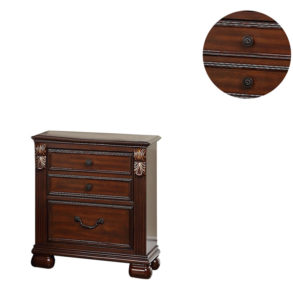 2-Drawer Wood Nightstand Y273163
