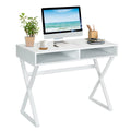 Modern Computer Desk Writing Desk Vanity Table with Storage C542