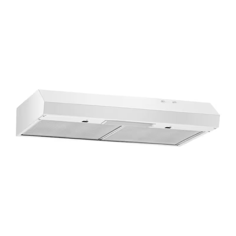 30 in. Under Cabinet Range Hood with LED Light in White D2891