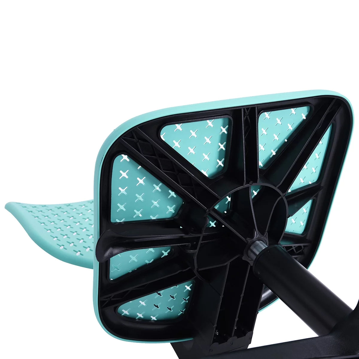 Turquoise Ergonomic Office Chair with Adjustable Height P847