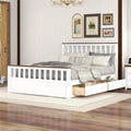 Queen Size Storage Platform Bed with 2 Drawers D772879