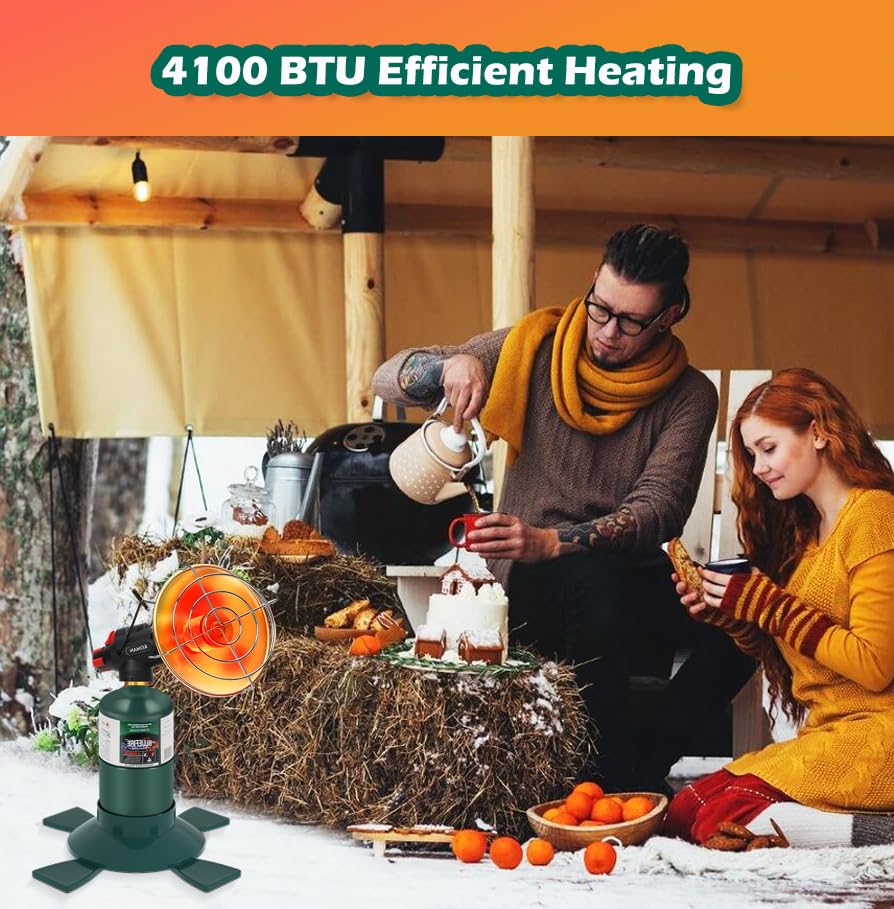Portable Propane Heater 4100BTU with Control Valve G725