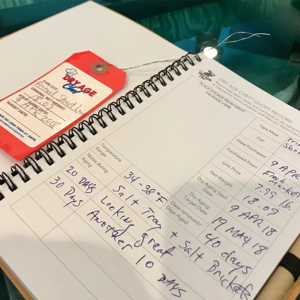 Dry Aging Pan and Record Book R3346
