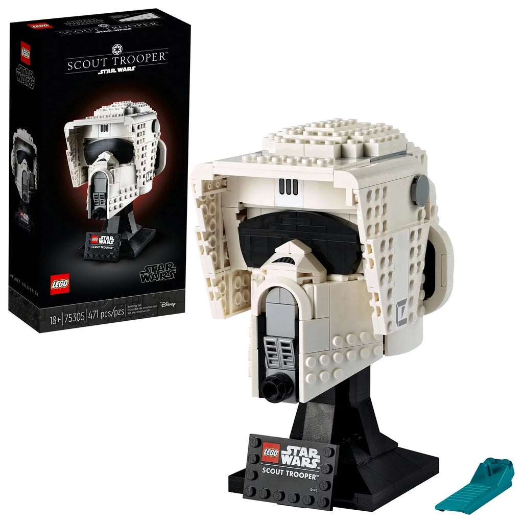 Star Wars Scout Trooper Helmet 471 Pieces Building Toy L1788