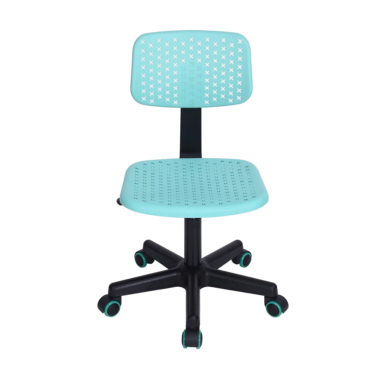 Turquoise Ergonomic Office Chair with Adjustable Height P847