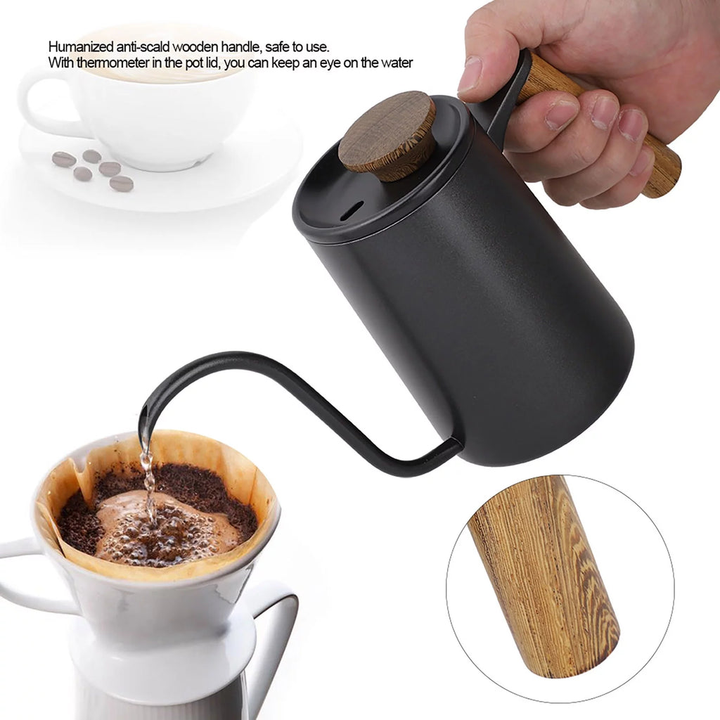 600ML Stainless Steel Gooseneck Drip Coffee Pot L649650