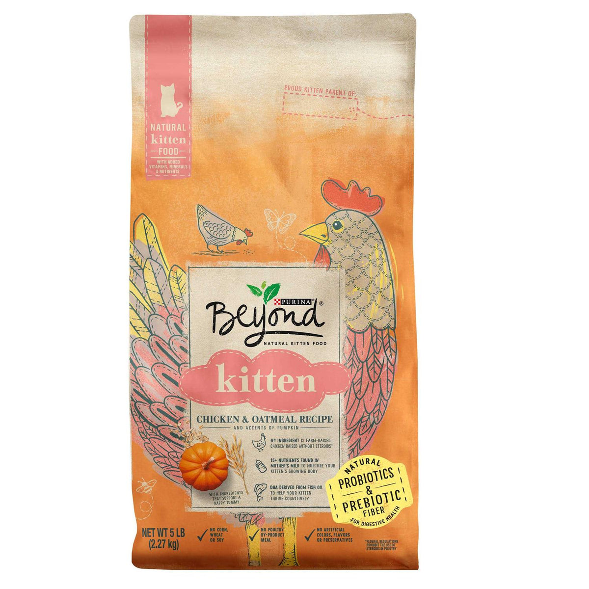 Natural Kitten Food Chicken & Oatmeal P8091