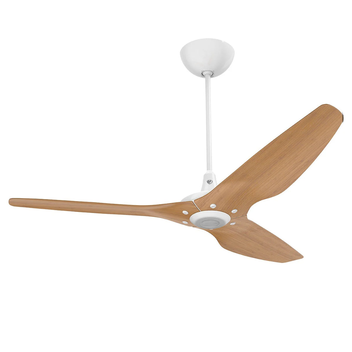 60 Ceiling Fan with Bamboo Blades and White Finish O472