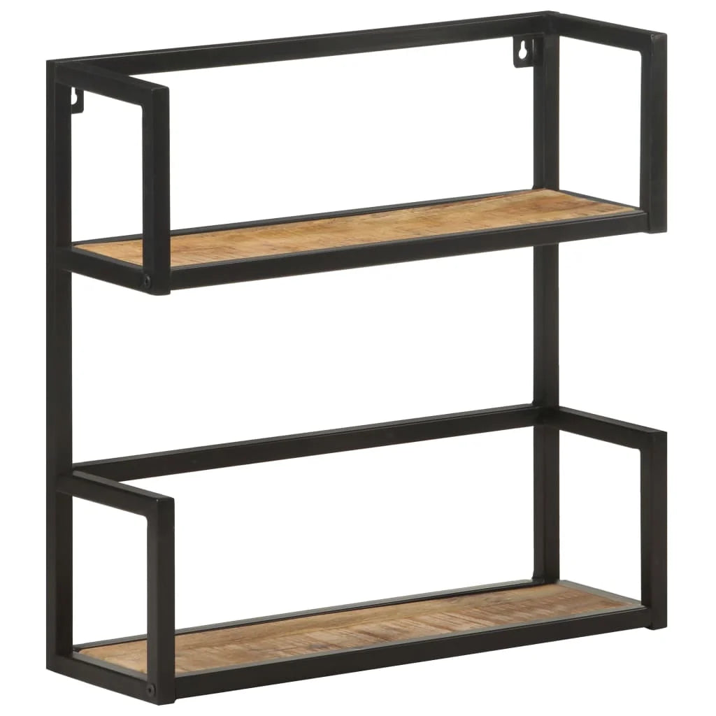 Wall Shelf Rough Mango Wood V187176