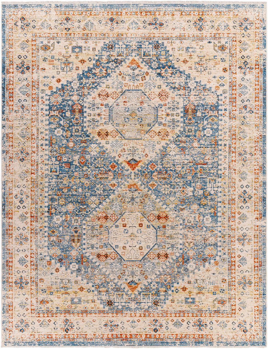 Brown Gray Area Rug K828068