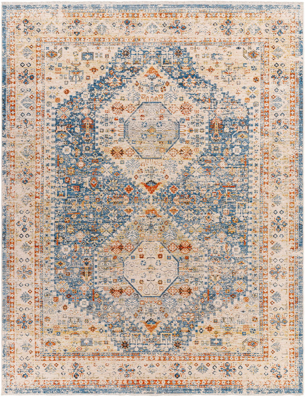 Brown Gray Area Rug K828068