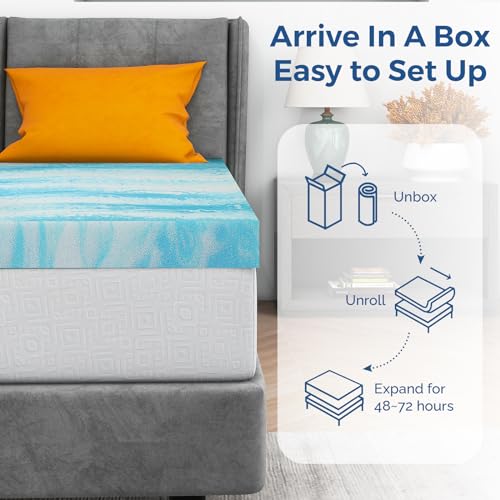 3 Inch Gel Memory Foam Mattress Topper Full A53121