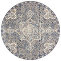 Blue 9'6 x 9'6 Rug W8490