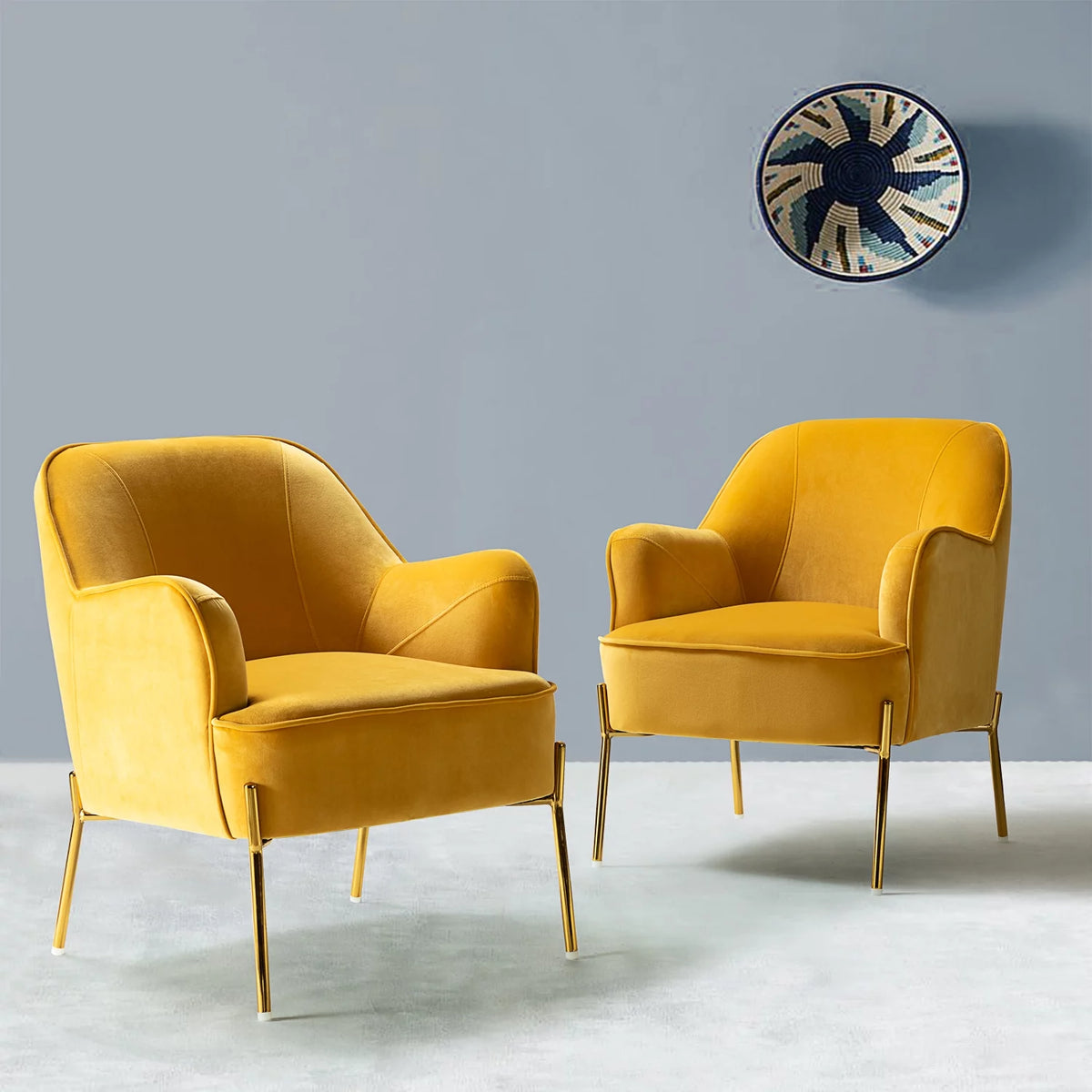 Pink Velvet Upholstered Accent Chair K78322