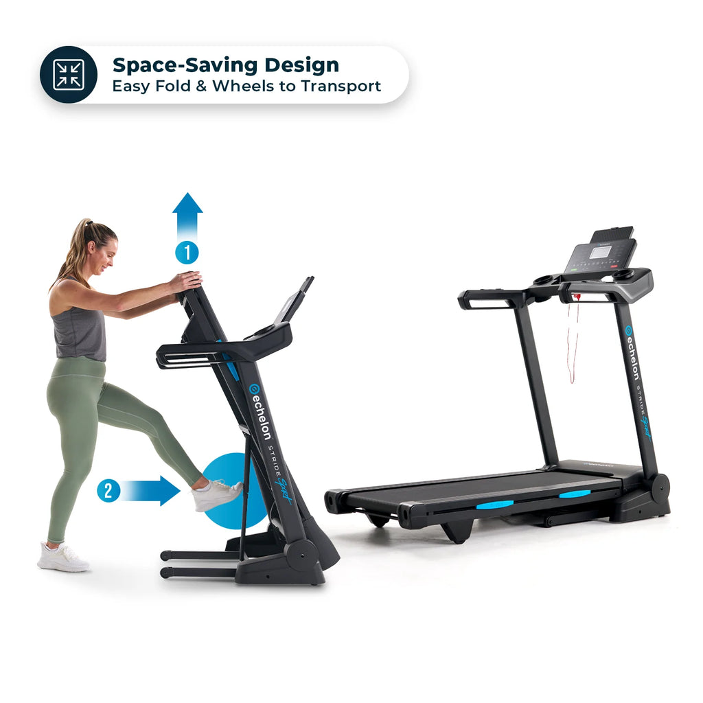 Foldable Cushioned Exercise Treadmill L875