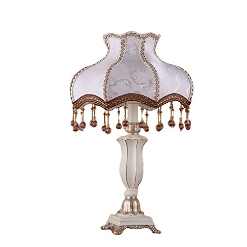 Brown Handmade Fabric Shade Table Lamp A33694