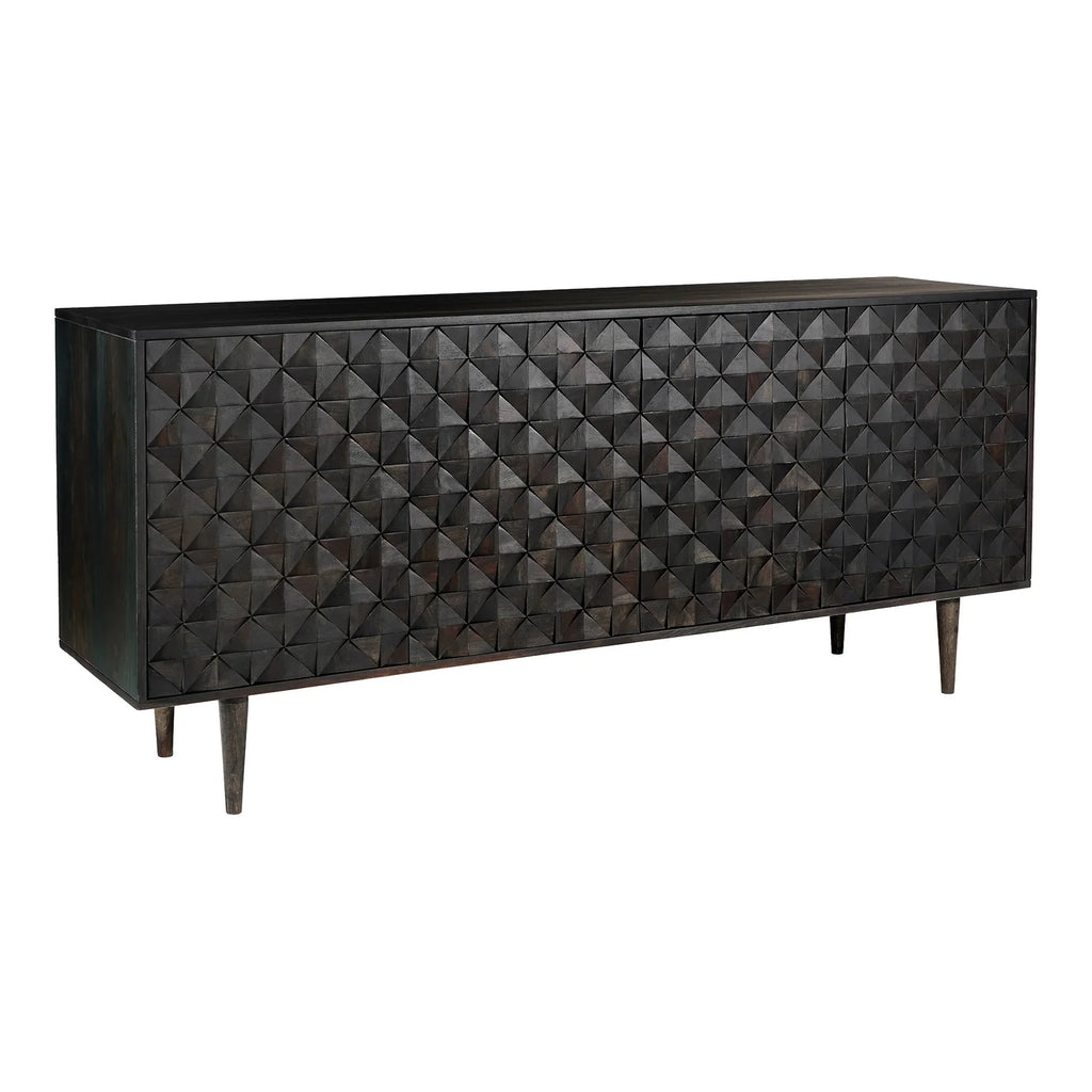 Black 4 Door Sideboard N8540