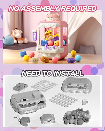 Mini Claw Machine with Music and 35 Mini Toys R388
