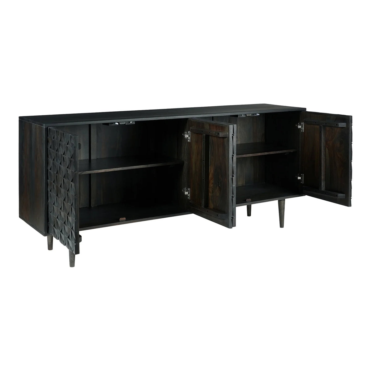 Black 4 Door Sideboard N8540
