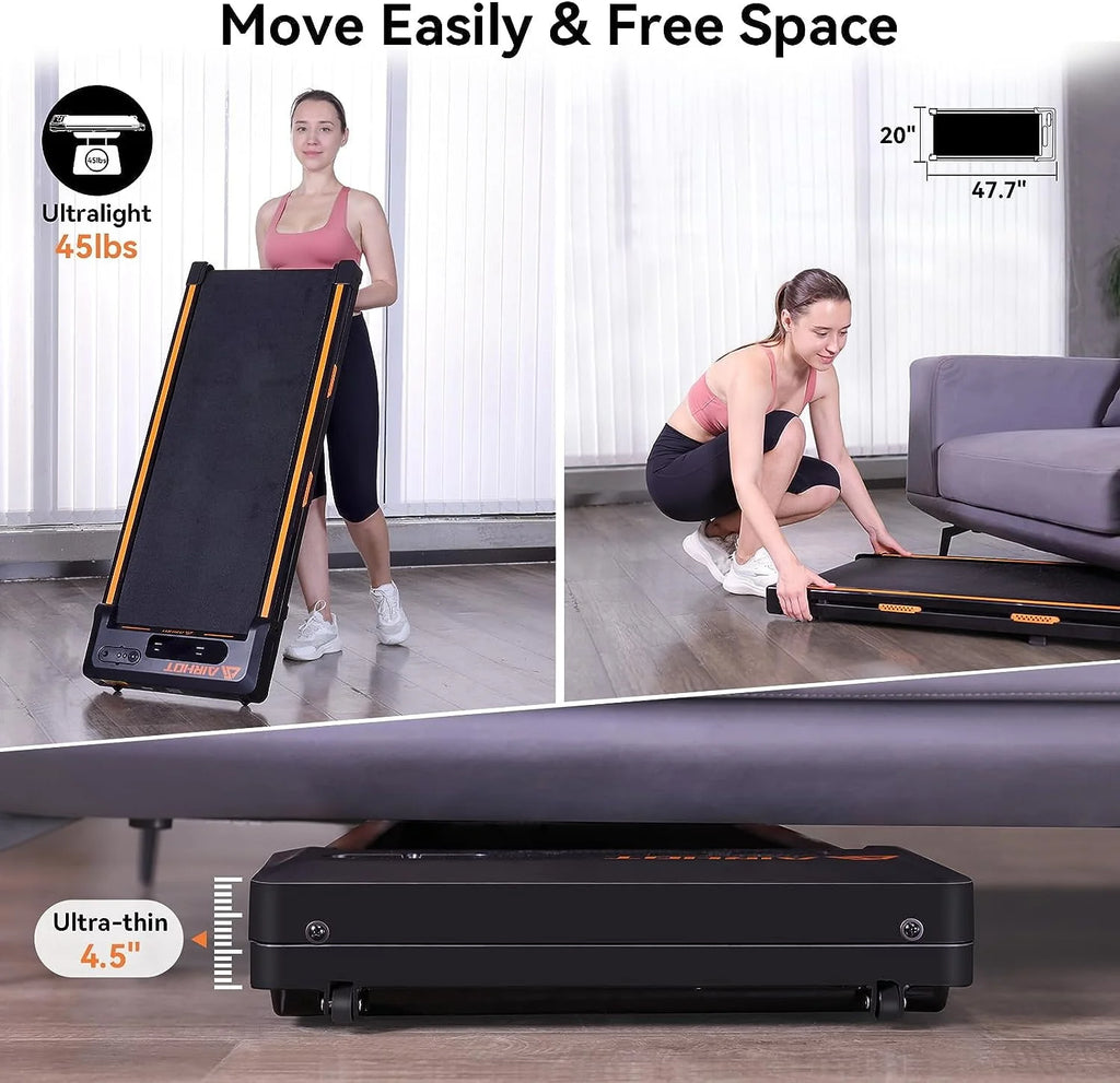 Under Desk Treadmill 2 in 1 Black T594519