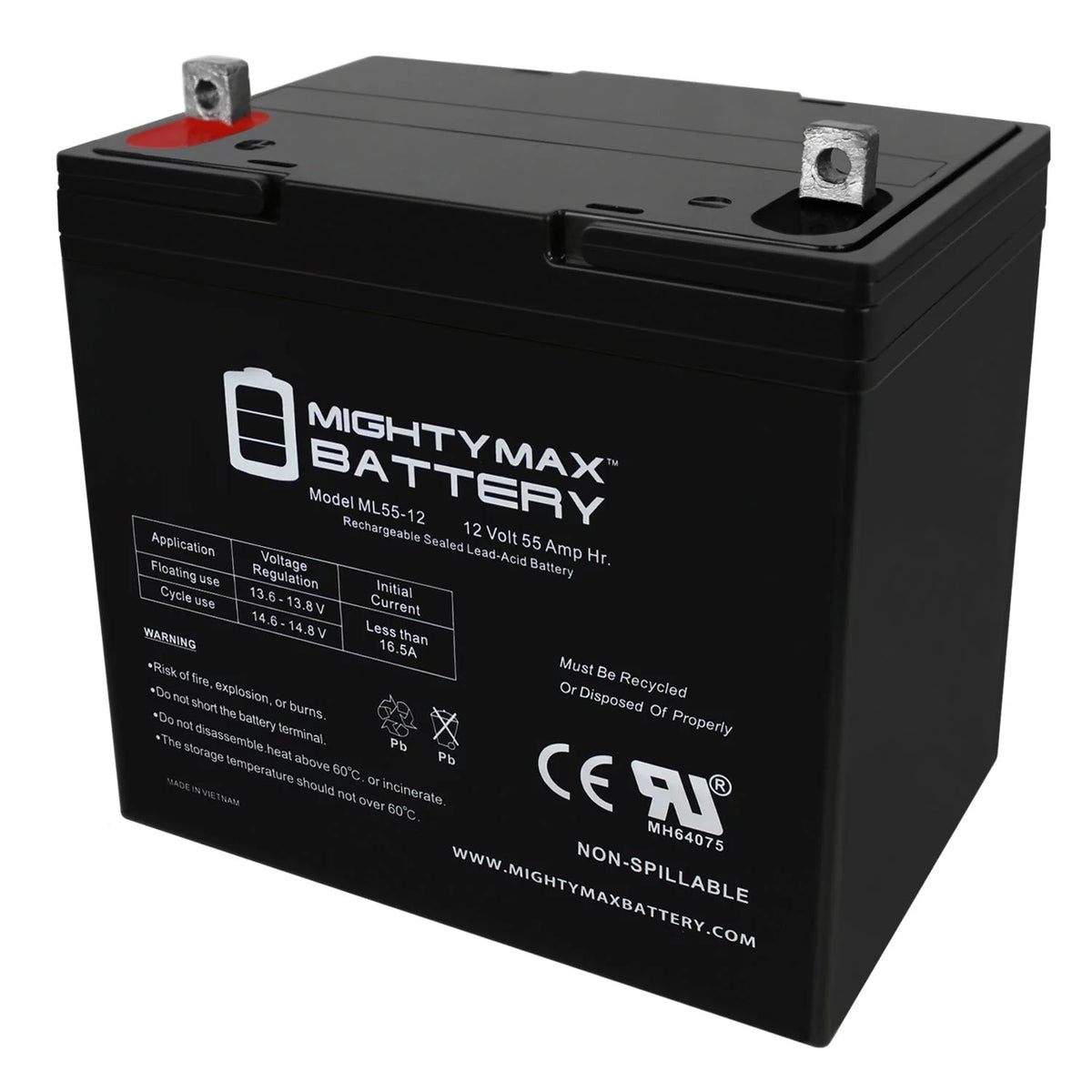 12V 55Ah Deep Cycle Battery D83803