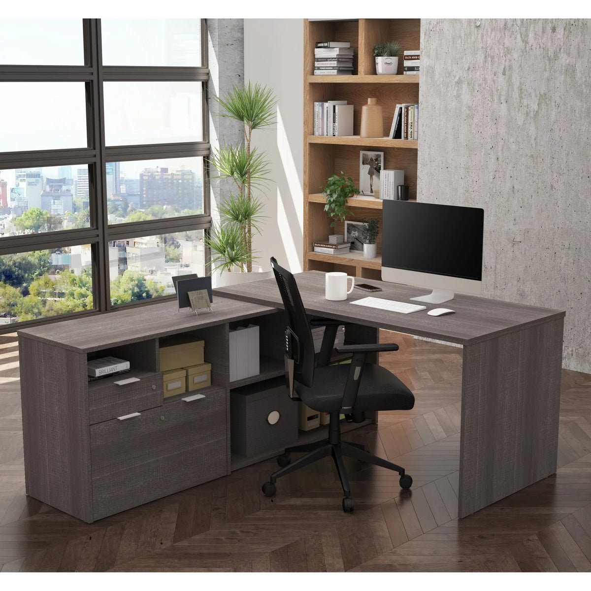 L-Shaped Desk U77946