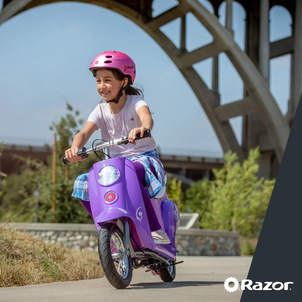 Purple Electric Scooter P411