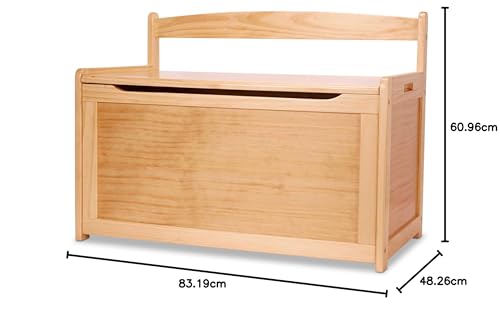 White Wooden Toy Chest K62900