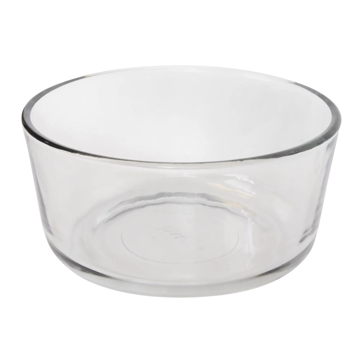 4-Cup Round Glass Food Storage Bowl with Purple Lid Z162