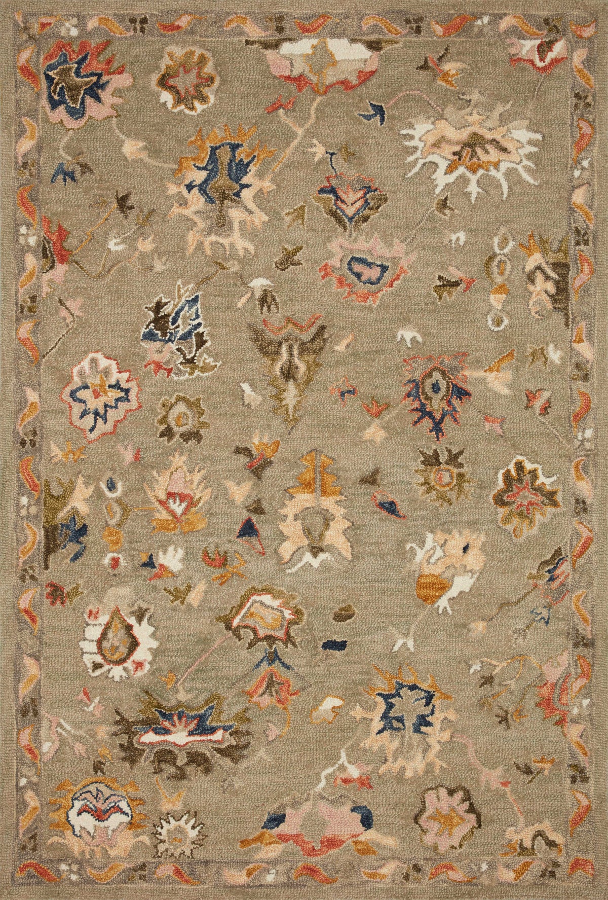 Grey Multi 7'9 x 9'9 Rug A157