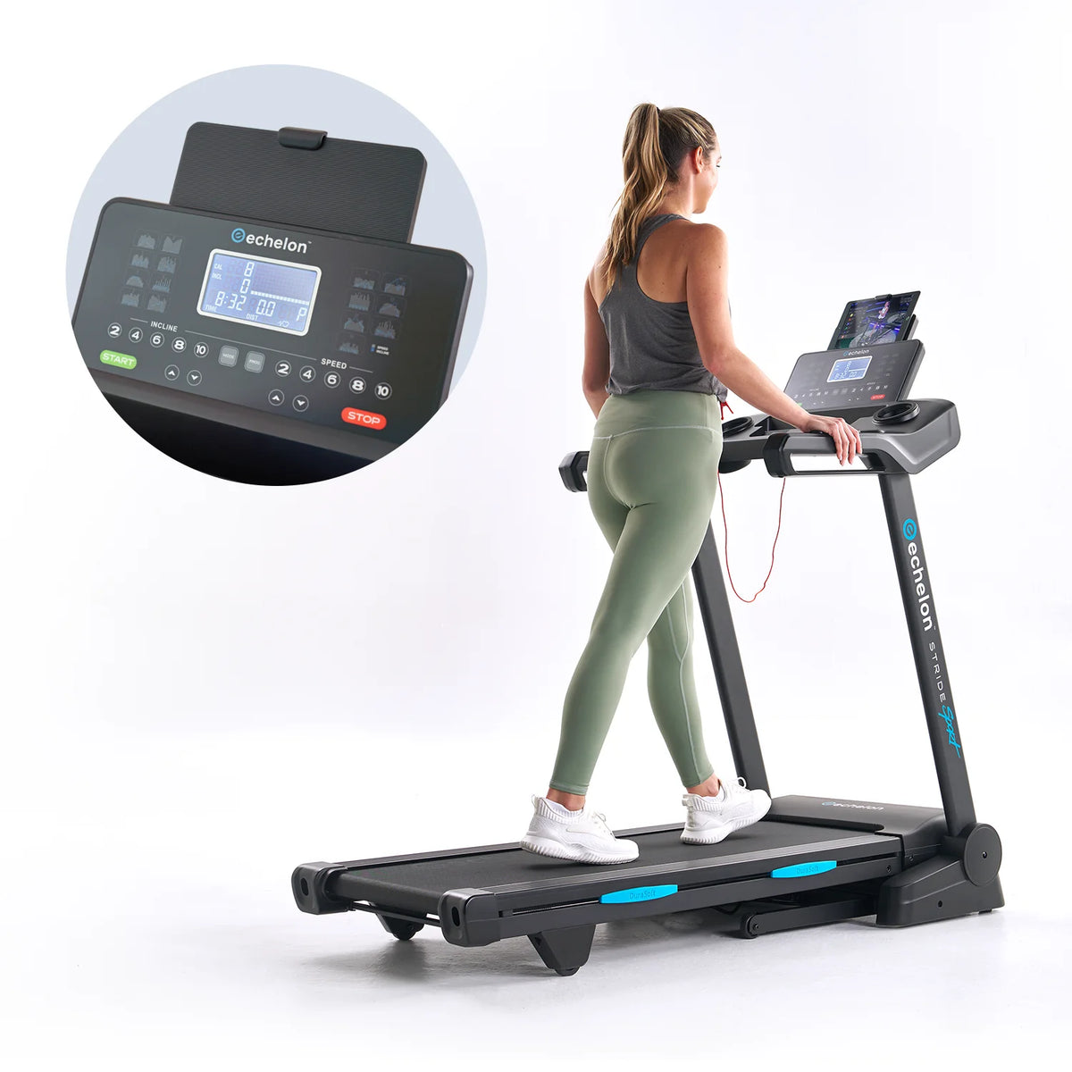 Foldable Cushioned Exercise Treadmill L875
