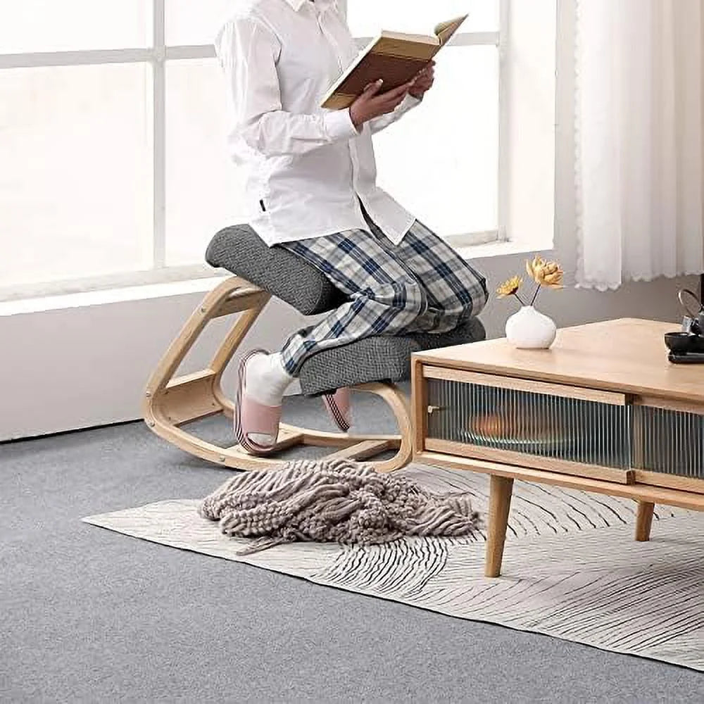 Ergonomic Kneeling Chair Grey O336308