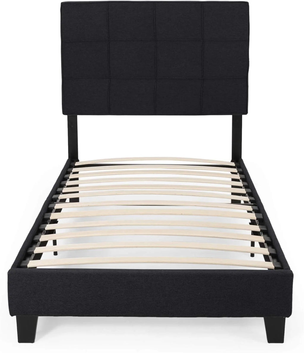 Contemporary Upholstered Platform Bed L94502